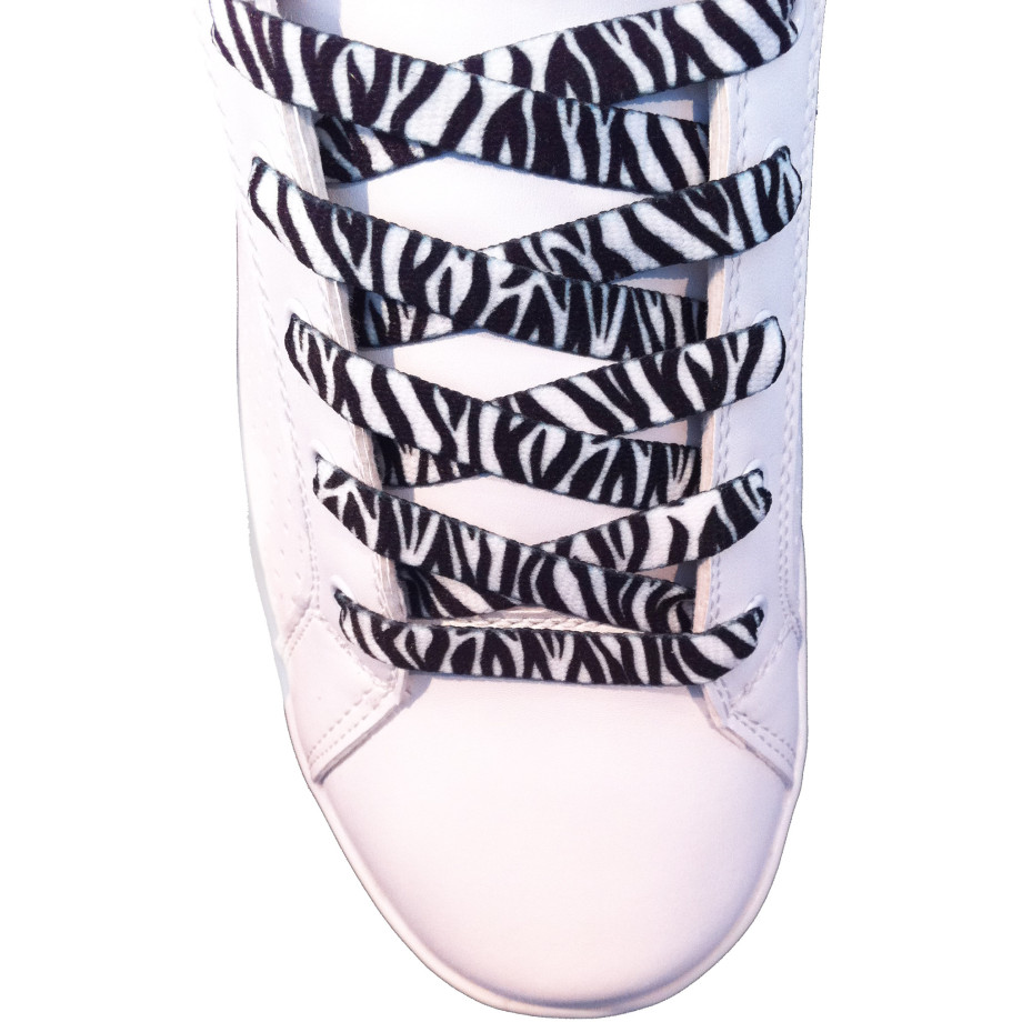 Get unique zebra pattern shoelaces here. See them now
